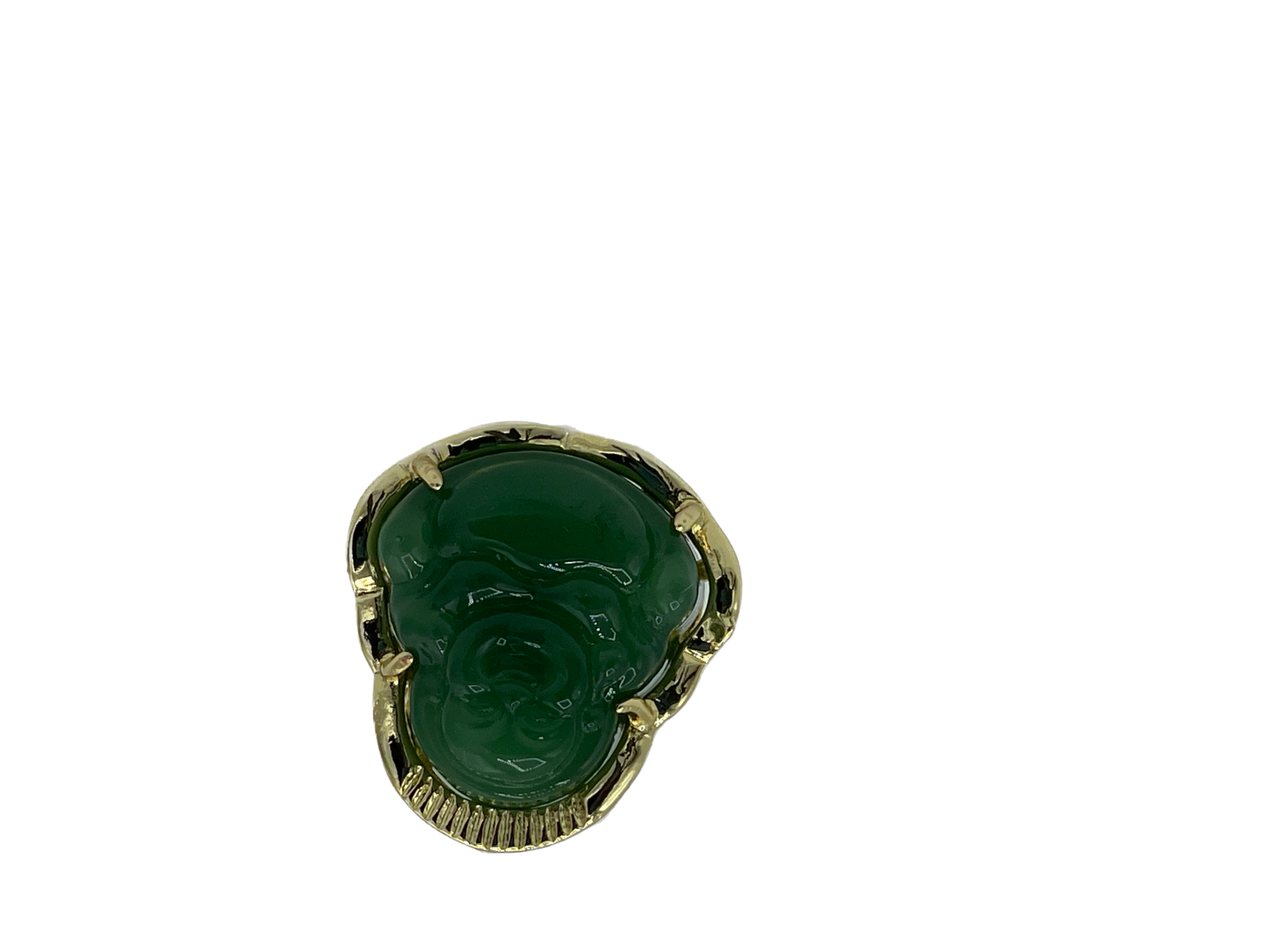 Adjustable Buddha 14K Gold Plated Ring