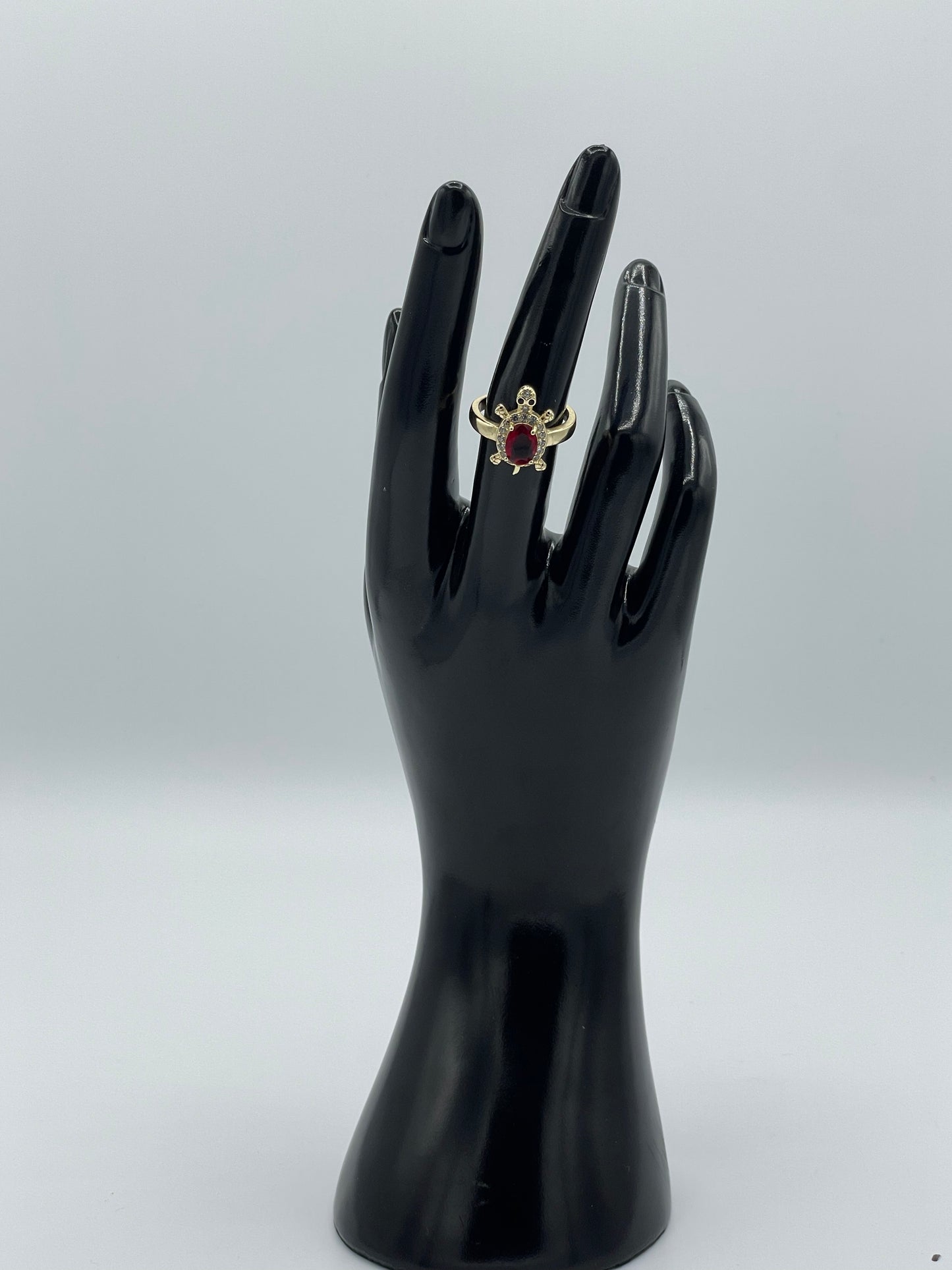 Turtle Jewel 14K Gold Plated Ring