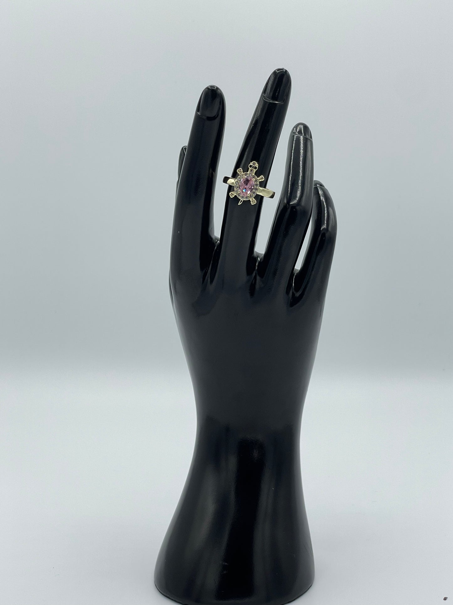 Turtle Jewel 14K Gold Plated Ring