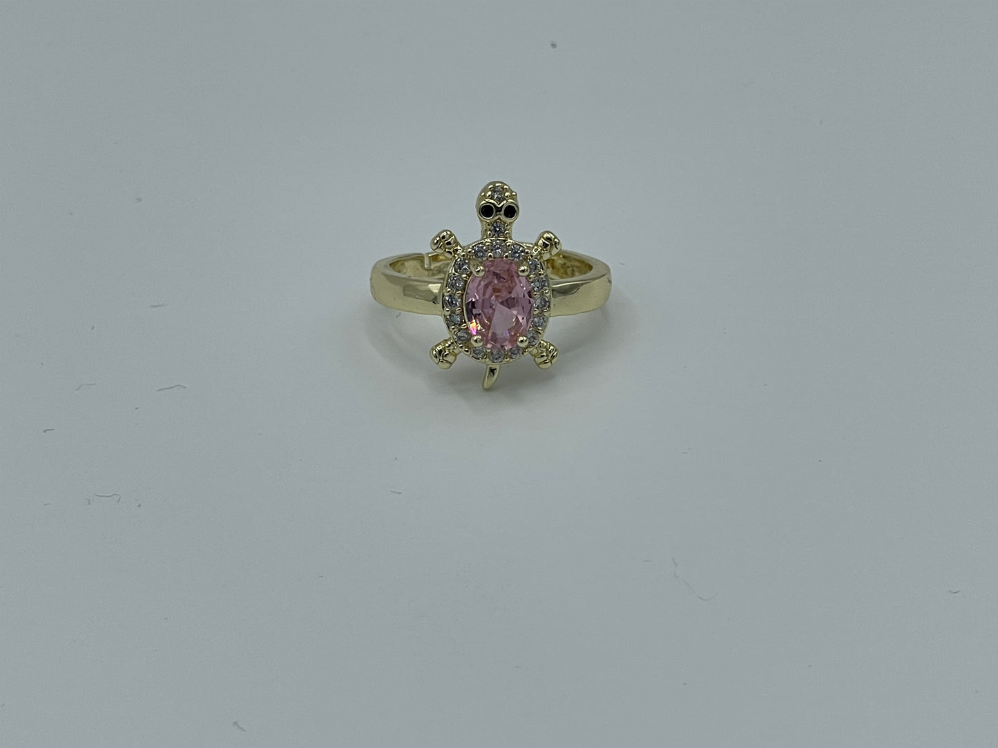 Turtle Jewel 14K Gold Plated Ring